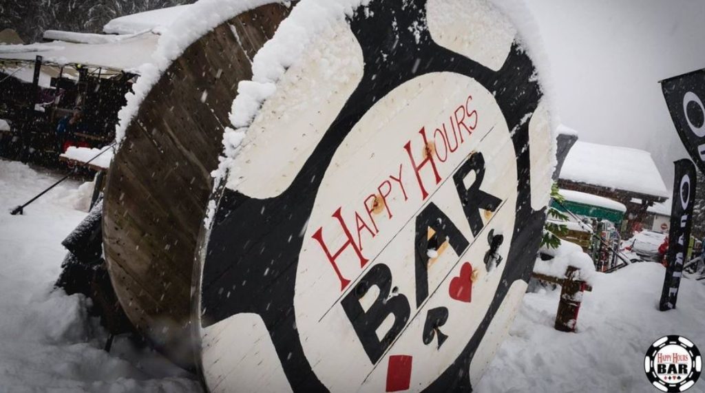 Happy hours apres ski in Morzine