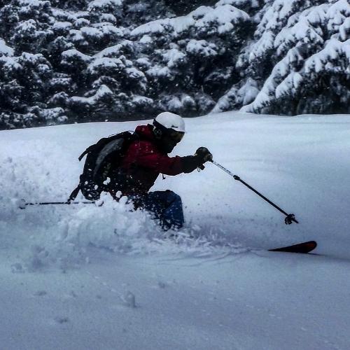 Best time to visit Morzine - Skier in powder