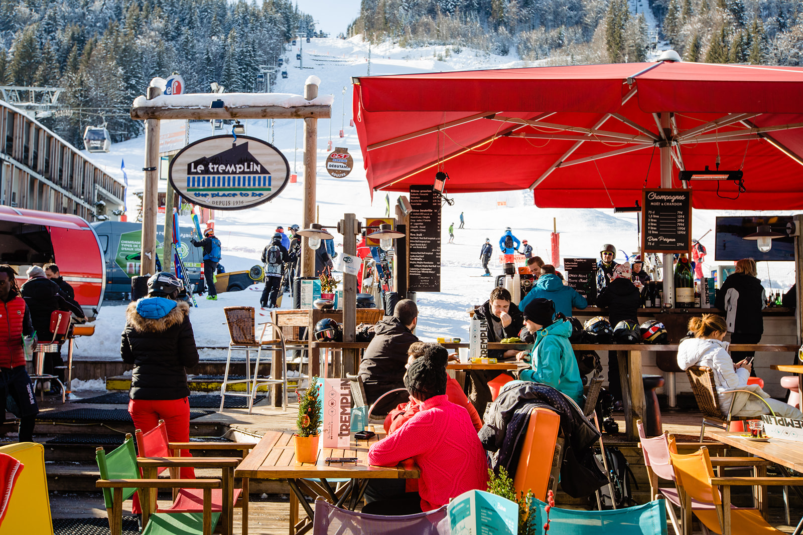 Après-ski In Morzine - Tremplin terrace