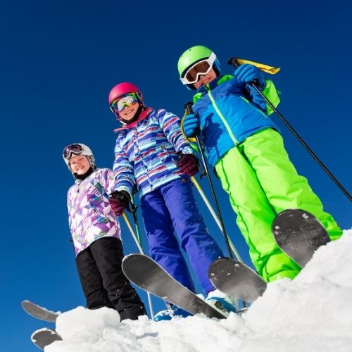 February 2026 Half-Term - kids on skis