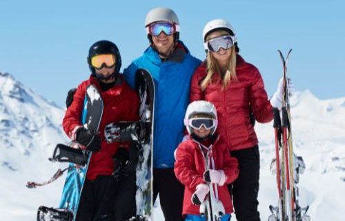 Is Morzine Family Friendly - Family in the snow